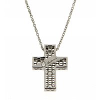 Necklace Salvini Woman Golden Cage in White Gold Diamante 0.01 Ct 20064600 - 20064600